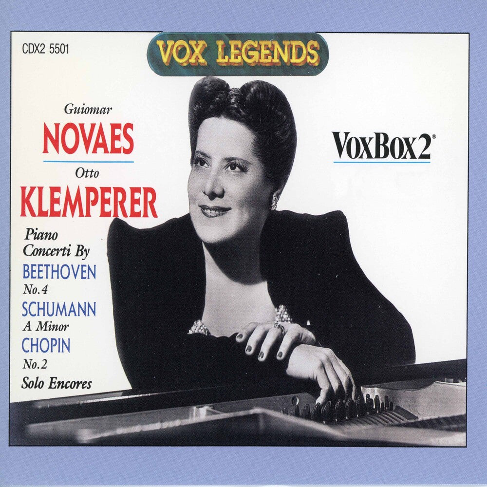 Guiomar Novaes - Guiomar Novaes / Otto Klemperer - Beethoven, Chopin, Schumann Piano Concerti, Other Solo Works [2 CD]