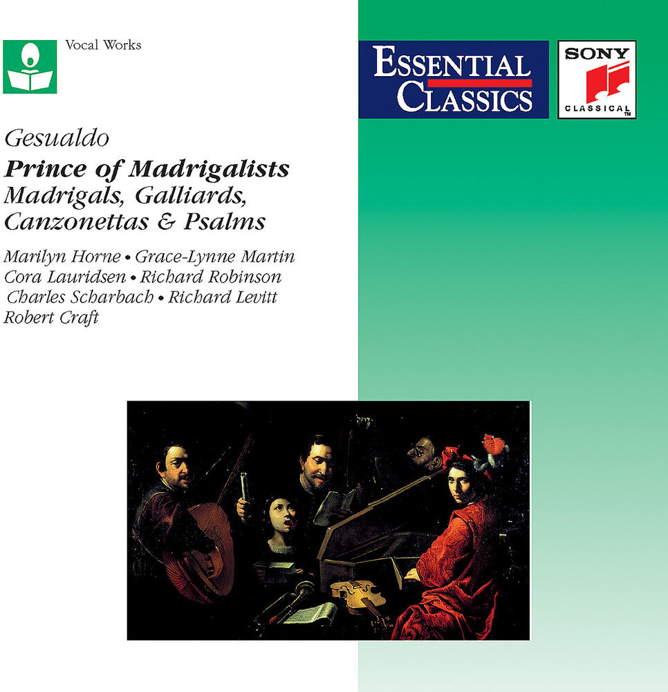 Robert Craft - Prince Of Madrigalists: Madrigals Galliards & Music CD