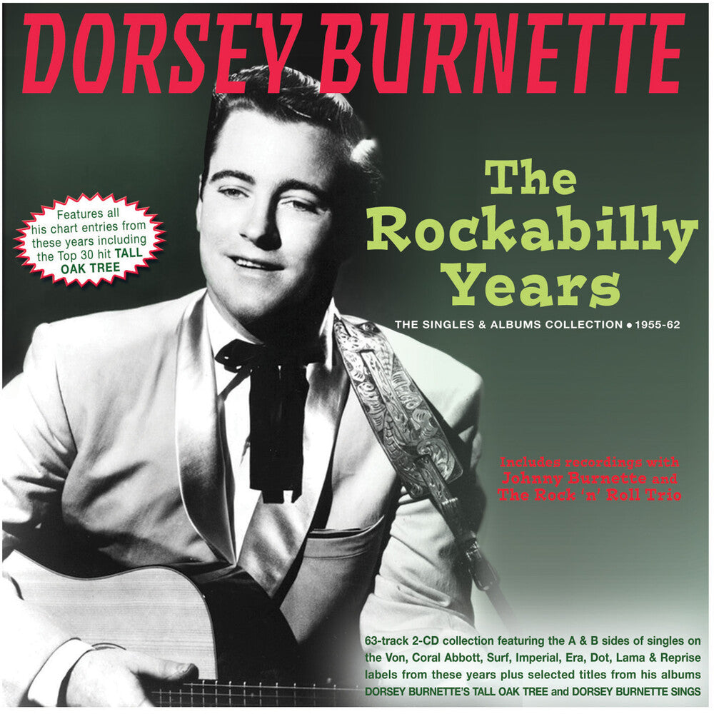 Dorsey Burnette - Rockabilly Years: The Singles & Albums Collection Music CD