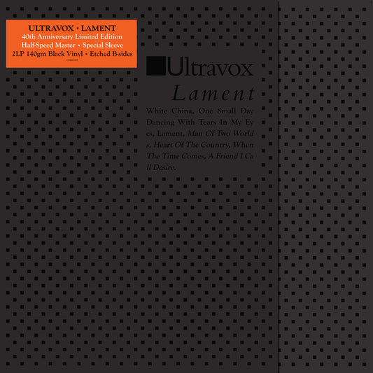 Ultravox - Lament (Deluxe Edition): Limited 40th Anniversary [LP] [New Vinyl]