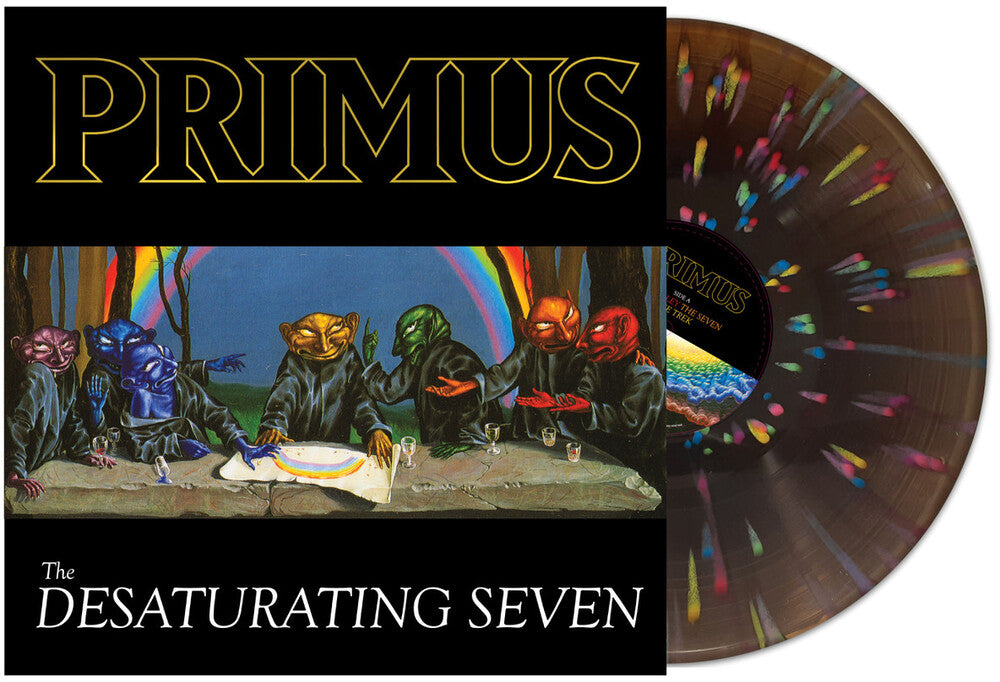Primus - Desaturating Seven (Midnight Rainbow/ 7th Anniversary Edition) [Gold Foil Stamping/Midnight Rainbow Splatter LP] Vinyl Record [New]