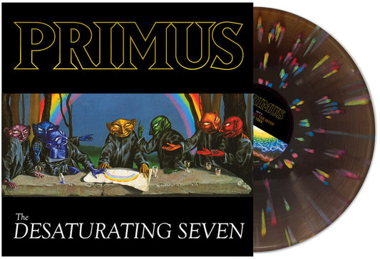 Primus - Desaturating Seven (Midnight Rainbow/ 7th Anniversary Edition) [Gold Foil Stamping/Midnight Rainbow Splatter LP] Vinyl Record [New]