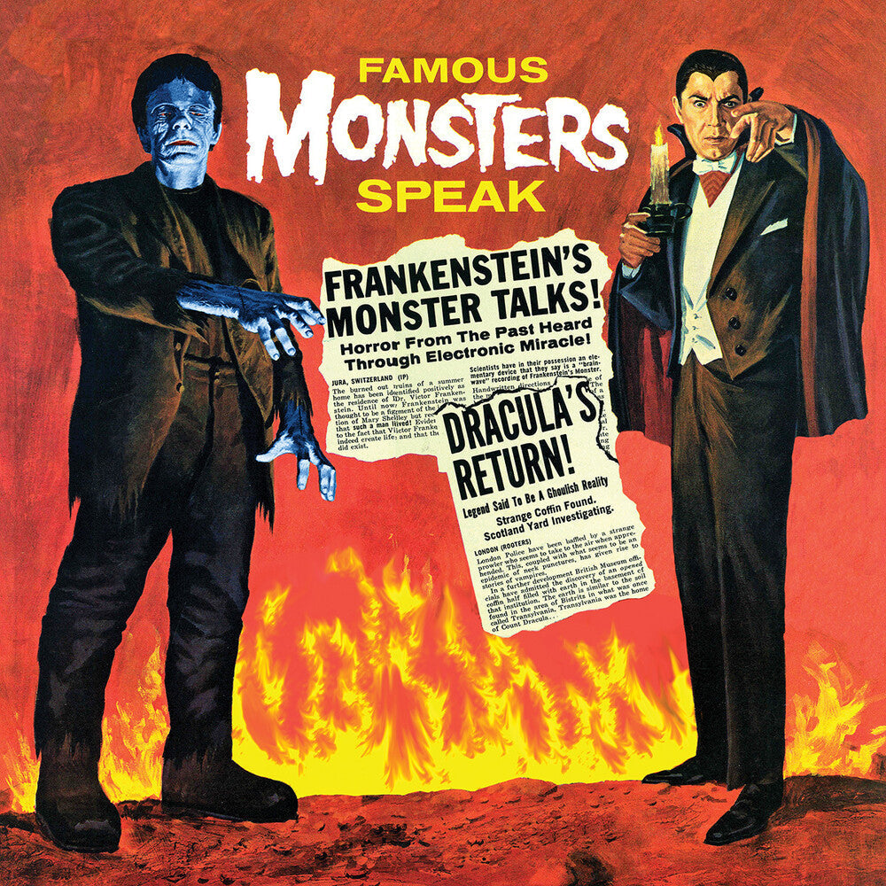 Gabriel Dell - Famous Monsters Speak (Blk) [Colored Vinyl] (Red) [New Vinyl]