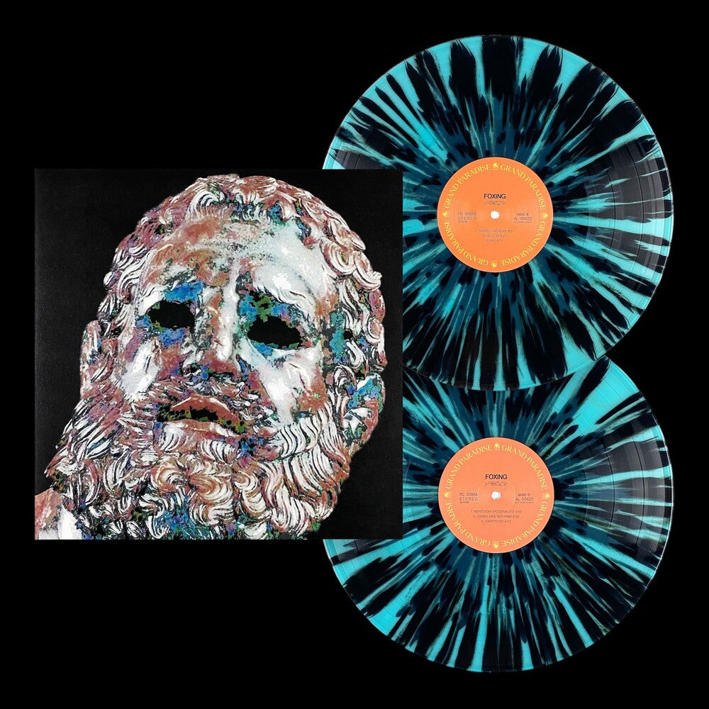 Foxing - Foxing - Ice Blue With Black Splatter (Blk) (Blue) [LP] [New Vinyl]