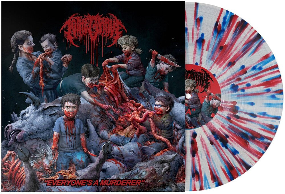 To The Grave - Everyone's A Murderer [Blood/white/blue splatter] [New Vinyl]