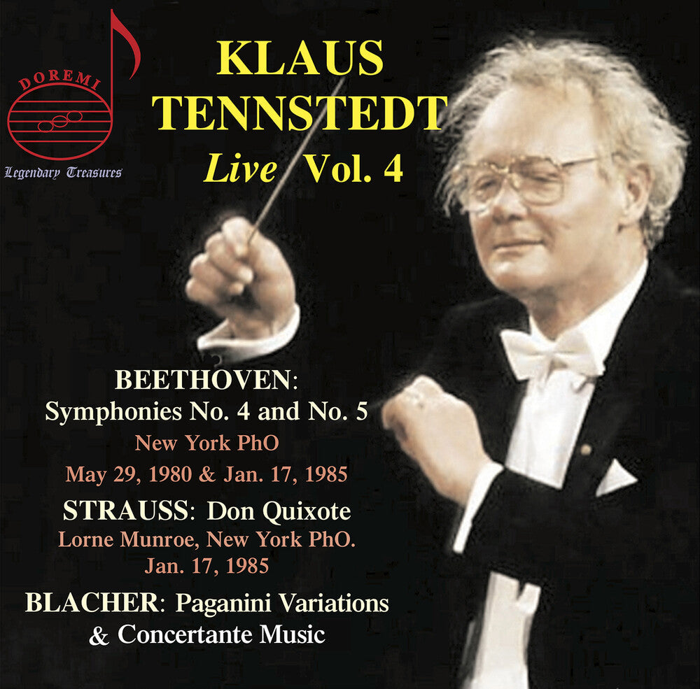 L Beethoven .V. / Blacher / New York Philharmonic - Klaus Tennstedt Live Vol. 4 [CD]
