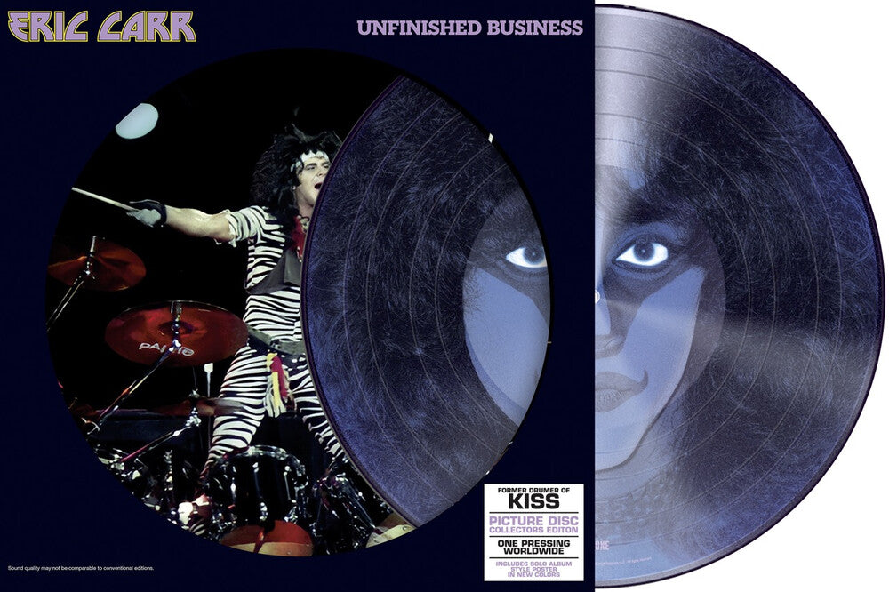 Eric Carr from KISS - Unfinished Business (Pict) (Post) [Remastered] [Reissue] [New Vinyl]