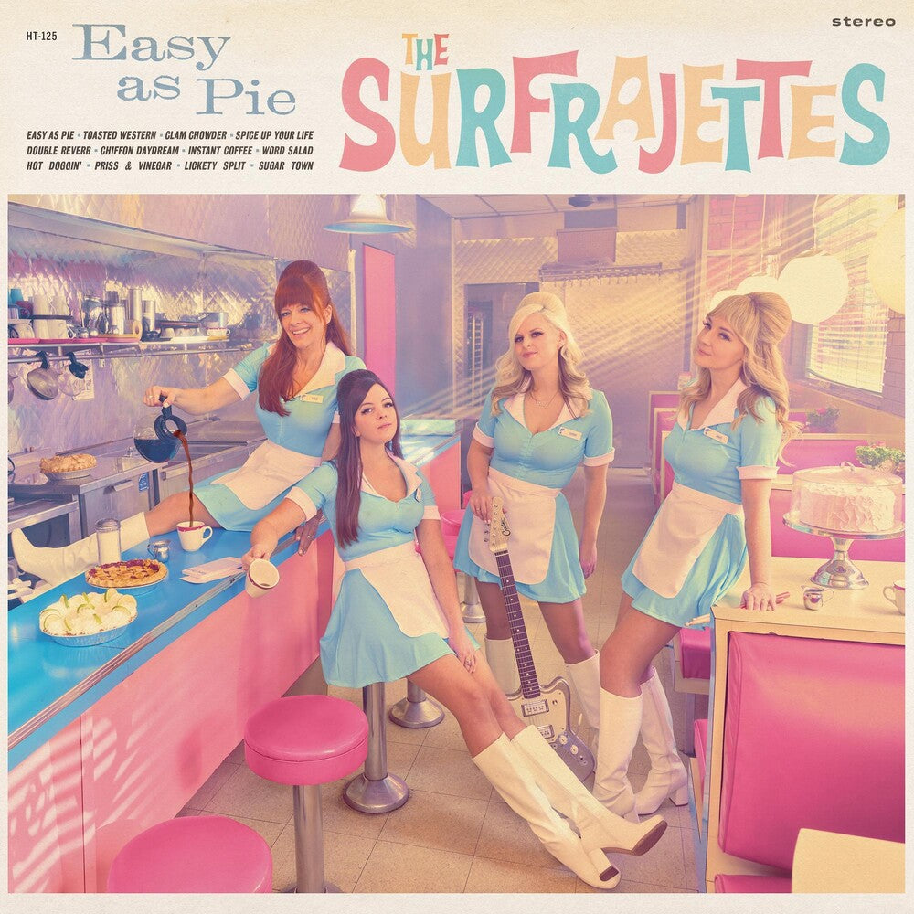 The Surfrajettes - Easy as Pie [LP Key lime] [New Vinyl]