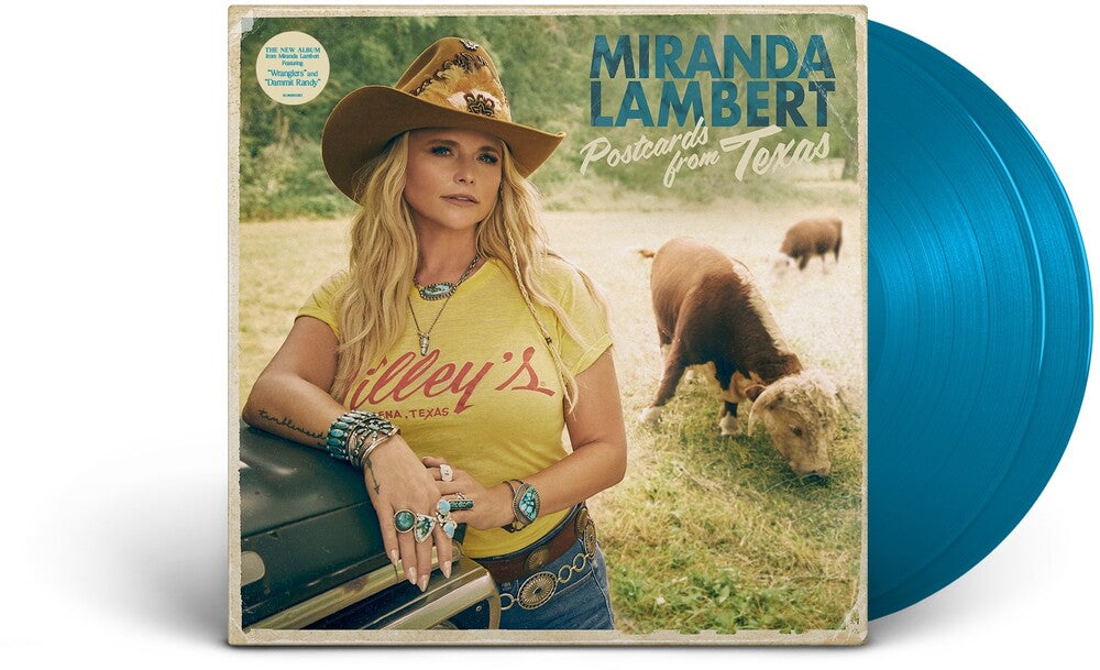 Miranda Lambert - Postcards From Texas [Sea Blue 2 LP] [New Vinyl]
