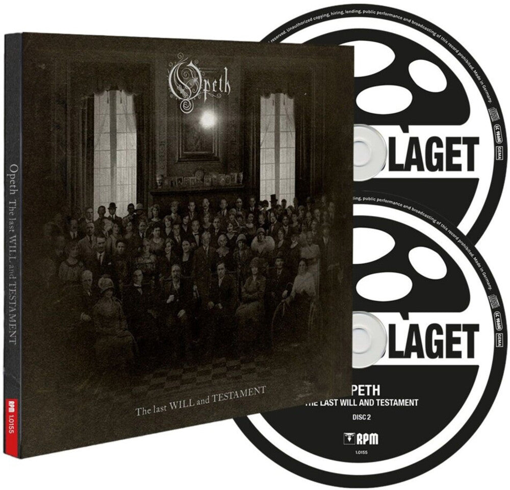 Opeth - The Last Will and Testament [CD Digipak + Blu-ray] [New CD]