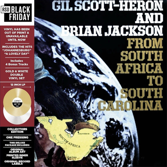 Scott-Gil Heron  / Jackson,Brian - From South Africa To South Carolina (Rsd) [Colored Vinyl] [RSD Black Friday 2024] [New Vinyl]