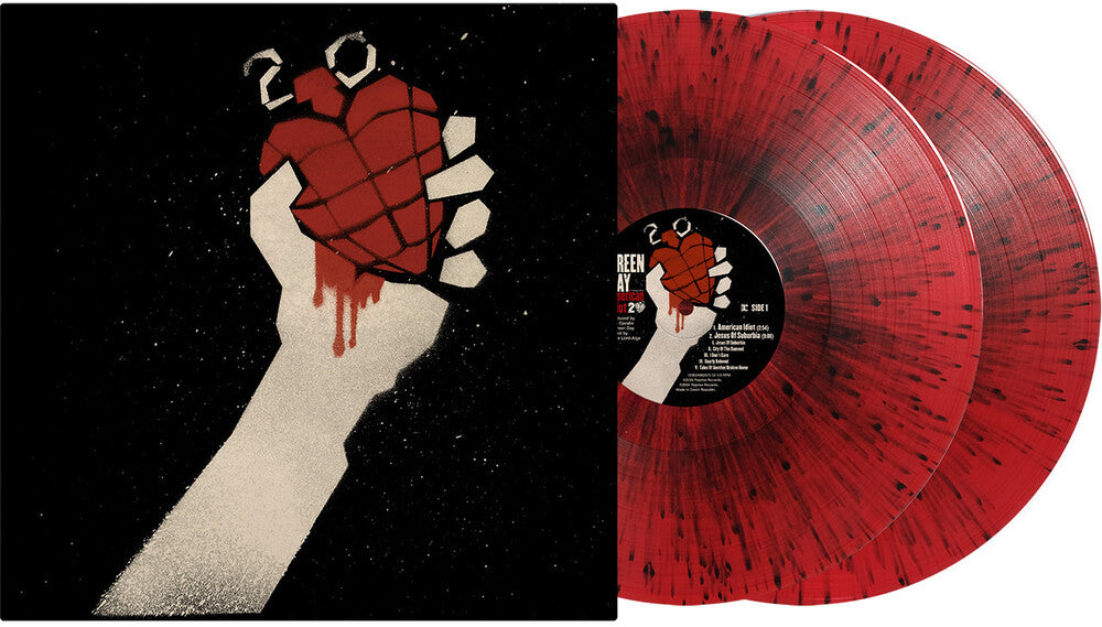 Green Day - American Idiot 20th Anniversary - Deluxe Edition [Red & Black Splatter 2LP] Vinyl Record [New]