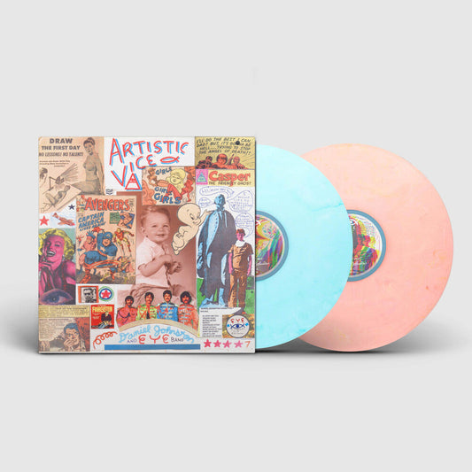 Daniel Johnston - Artistic Vice [Disc 1 - Light Blue, disc 2- Peach Swirl] [New Vinyl]