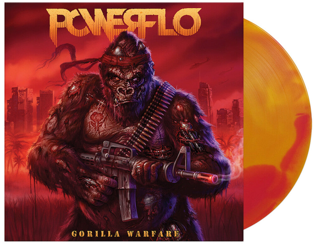 Powerflo - Gorilla Warfare [Colored Vinyl] (Red) (Ylw) [Indie Exclusive] [New Vinyl]