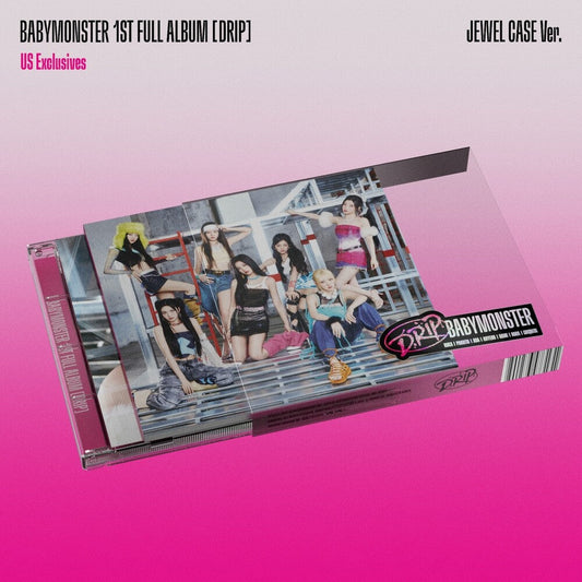 Babymonster - 1st Full Album (Drip) Jewel Case (Pcrd) (Phob) [CD] [New]