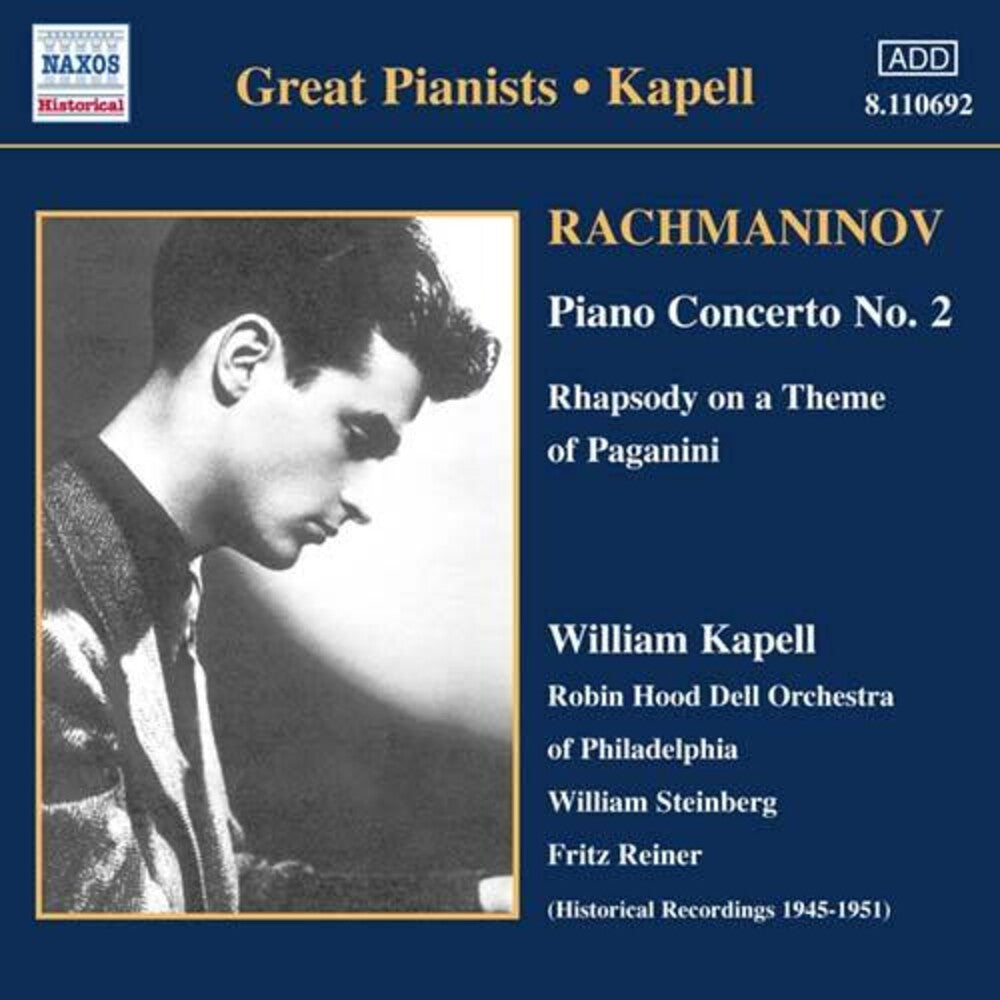 WILLIAM KAPELL - Piano Concertos No. 2 Music CD