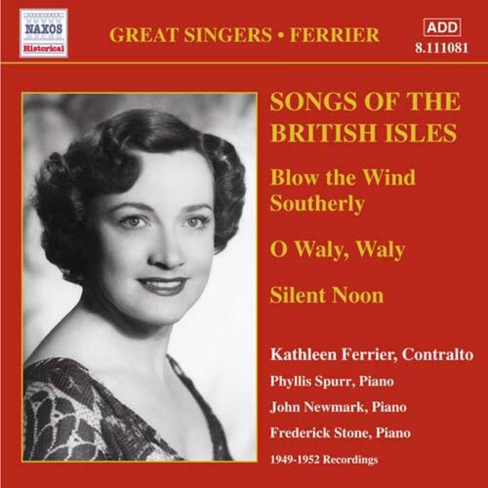 KATHLEEN FERRIER - Songs of the British Isles Music CD