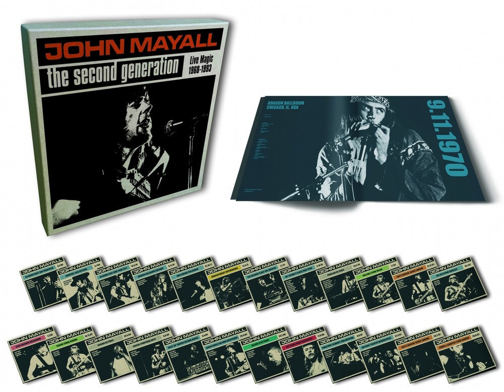 John Mayall - Second Generation: Live Magic 1968-1993 (W/Book) [CD] [New CD]