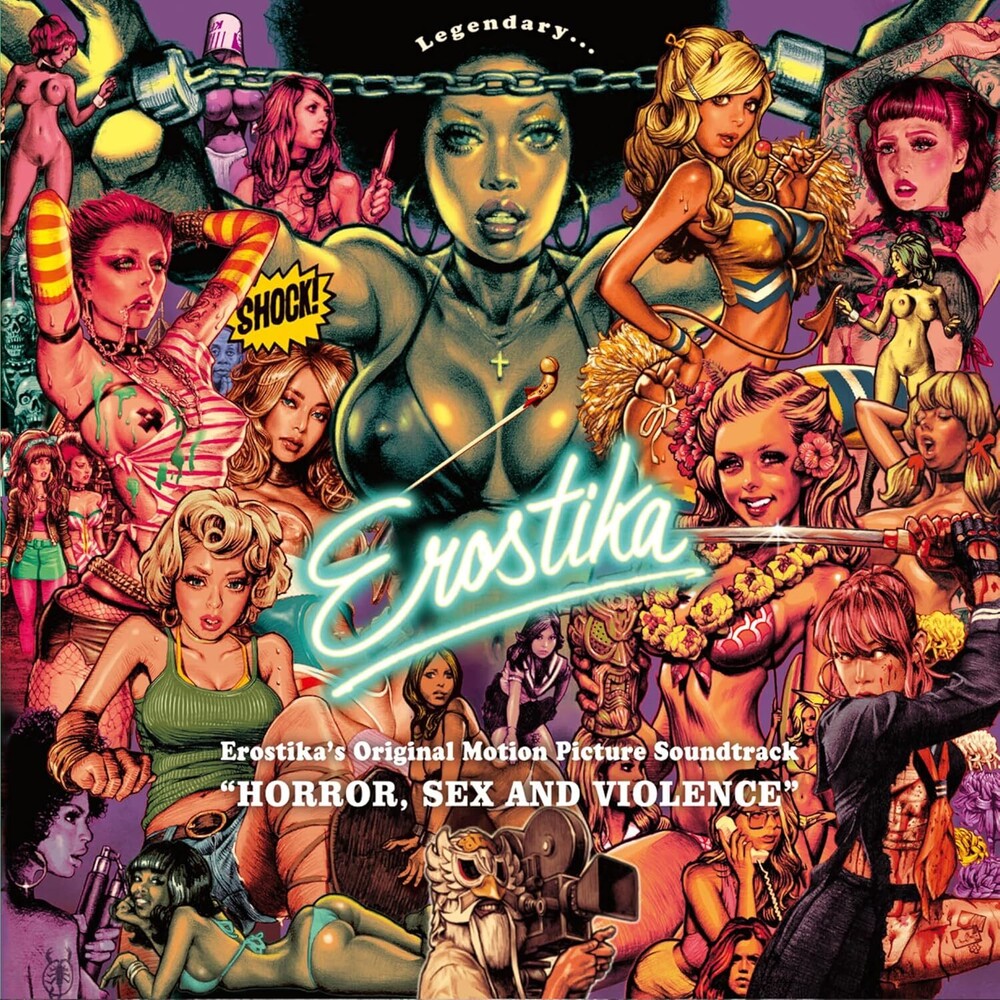 Horror Sex & Violence - O.S.T. - Horror, Sex & Violence (Original Soundtrack) - Pink Splatter Vinyl [LP] Vinyl Record