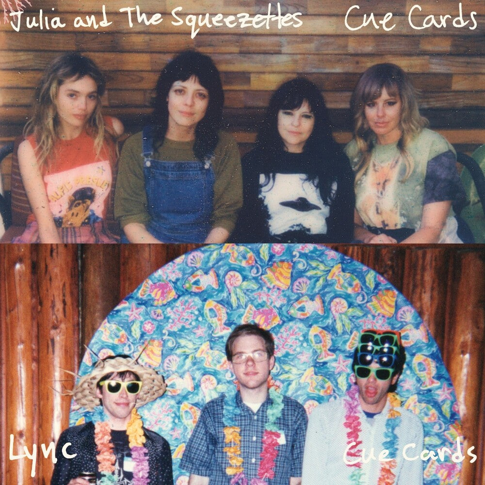 Julia & The Squeezettes & Lync - Cue Cards (Blue) [7" Vinyl] [New Vinyl]