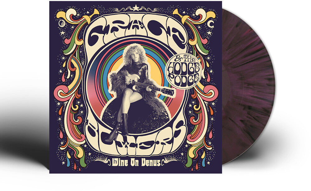 Grace Bowers & The Hodge Podge - Wine On Venus - [LP Recycled Rainbow Tie Dye Splatter] [New Vinyl]