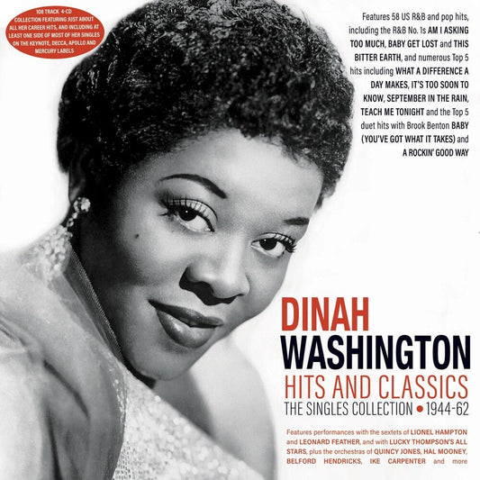 Dinah Washington - Hits And Classics: The Singles Collection 1944-62 [CD] [New CD]