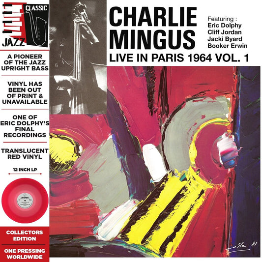 Charlie Mingus - Live In Paris 1964 Vol. 1 [Colored Vinyl] [Deluxe] [Limited Edition] (Red) [New Vinyl]