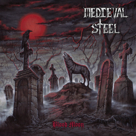 Medieval Steel - Blood Moon - Red/Black Splatter [LP] [New Vinyl]