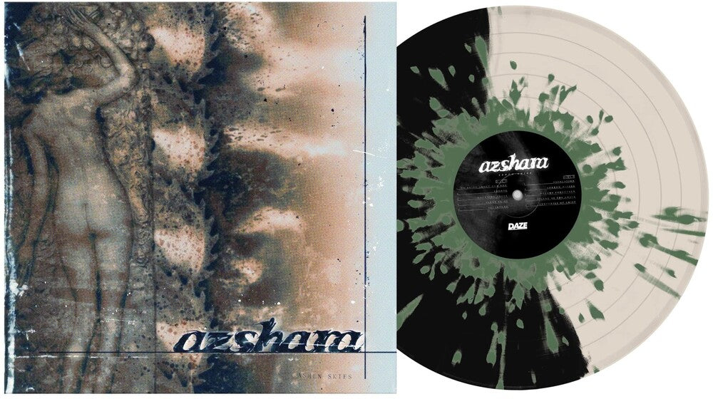 Azshara - Ashen Skies [Half Black/Half Bone W/Army Green LP] [New Vinyl]