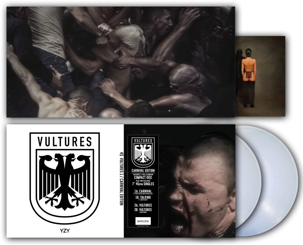 Kanye West  / Ty Dolla Sign - Vultures 1 - Carnival Clear Vinyl Edition (W/Cd) [7" Vinyl]