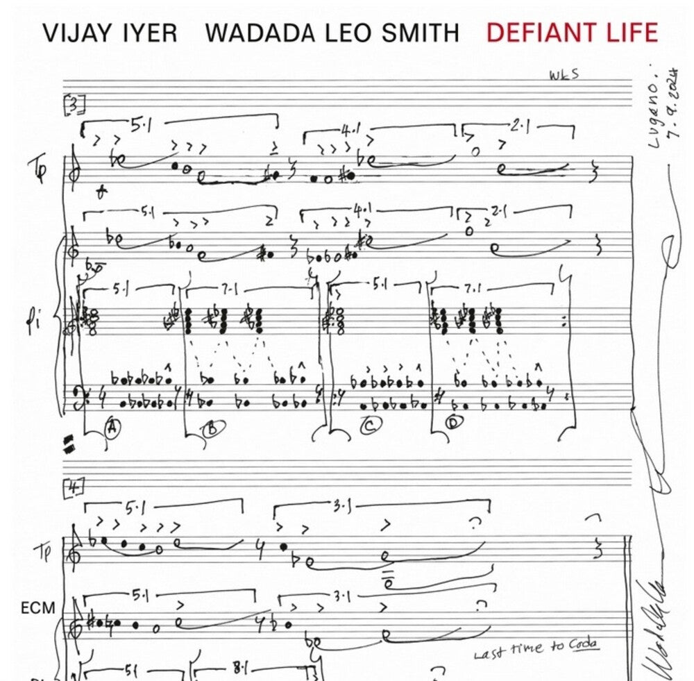 Iyer, Vijay / Smith, Wadada Leo - Defiant Life [CD]
