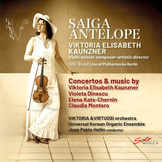 Viktoria & Virtuosi / Kaunzner - Saiga Antelope - Cons For Violin & Orchestra [CD] [New CD]