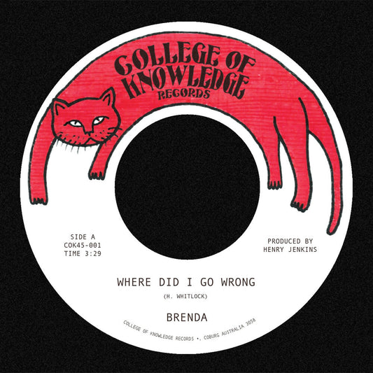 Brenda - Where Did I Go Wrong B/W Family [7" Vinyl] [New Vinyl]