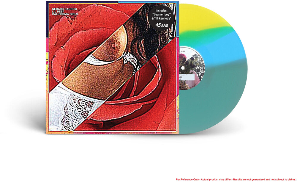 Lil Peep - CALIFORNIA GIRLS [LP Transparent Electric Blue + Opaque Sky Blue + Opaque Light Yellow] [New Vinyl]
