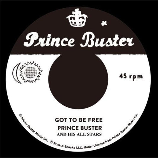 Prince Buster - Got To Be Free / Black Soul [7" Vinyl] [New Vinyl]