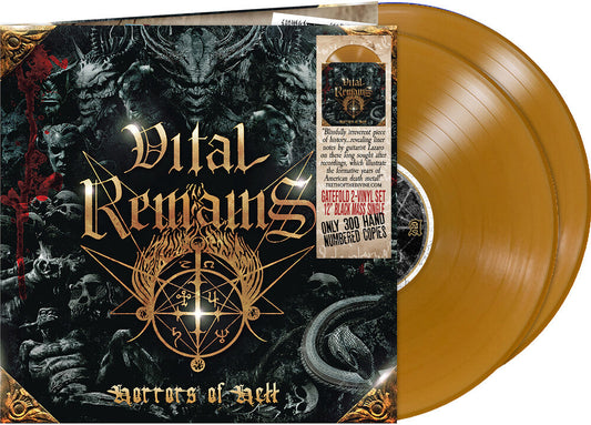 Vital Remains - Horrors Of Hell - Damnation Gold [Colored Vinyl] (Gate) [New Vinyl]