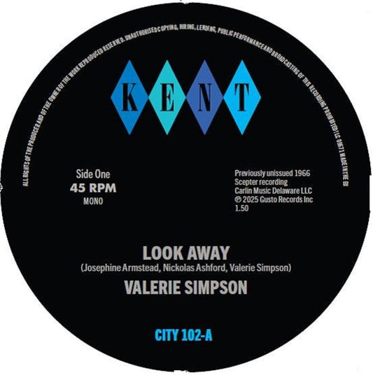Valerie Simpson - Look Away / It's Just Love (Uk) [7" Vinyl] [New Vinyl]