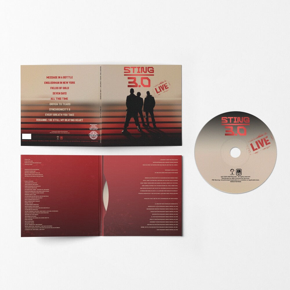 Sting - Sting 3.0 Live [CD] [New CD]