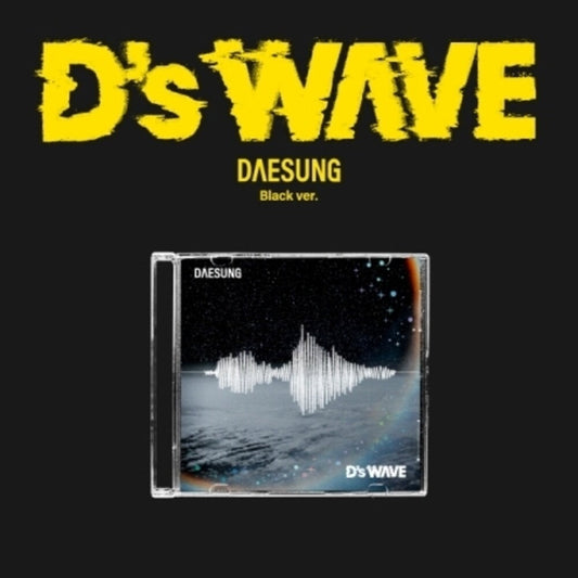 Daesung - D'S Wave - Black Version - Jewel Case w/ Booklet, Photocard + Photo Frame [CD] [New CD]