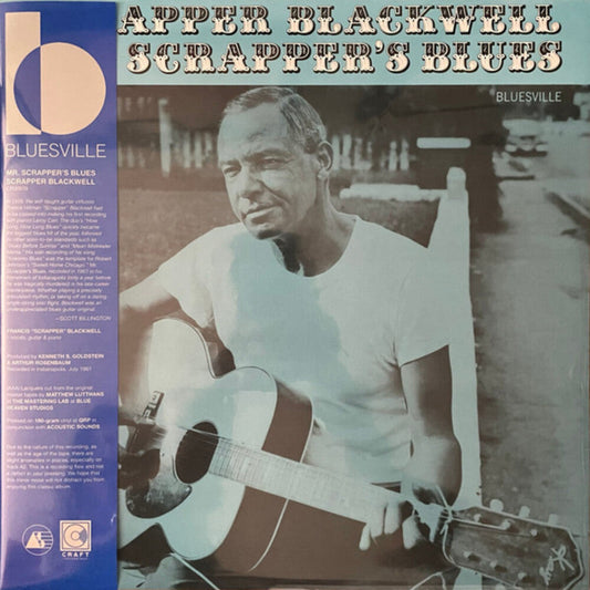 Scrapper Blackwell - Mr. Scrapper's Blues (Bluesville Acoustic Sound Series) -  [180g LP] [New Vinyl]