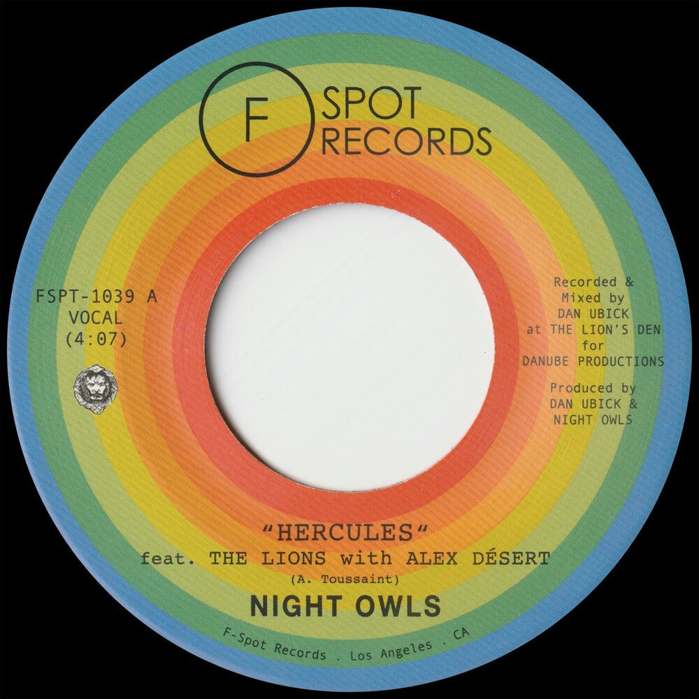 Night Owls - Hercules (feat. Alex Desert & The Lions) b/w Tell It Like It Is (feat. Asdru Sierra) [7" Vinyl] [New Vinyl]