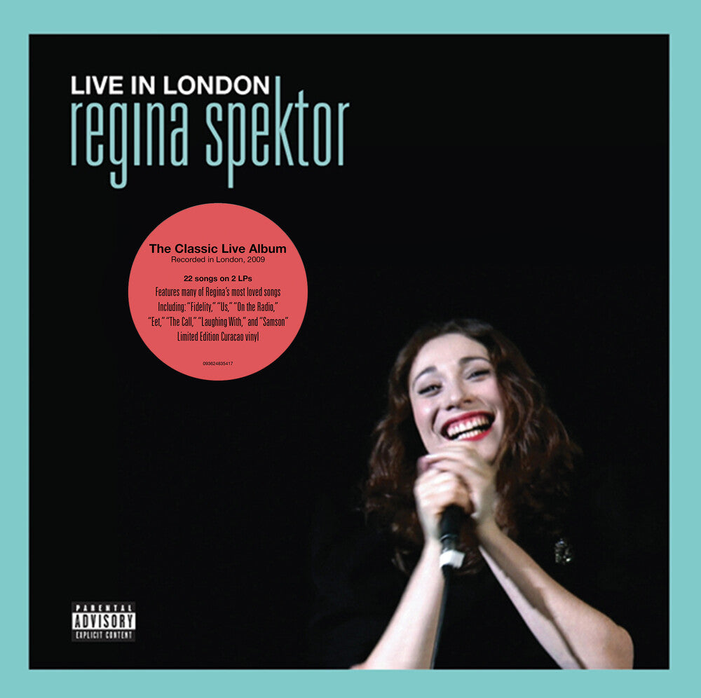 Regina Spektor - Live in London 2LP (curacao blue 2LP) [LP] [New Vinyl]