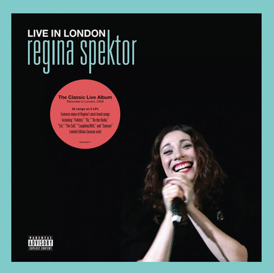 Regina Spektor - Live in London 2LP (curacao blue 2LP) [LP] [New Vinyl]