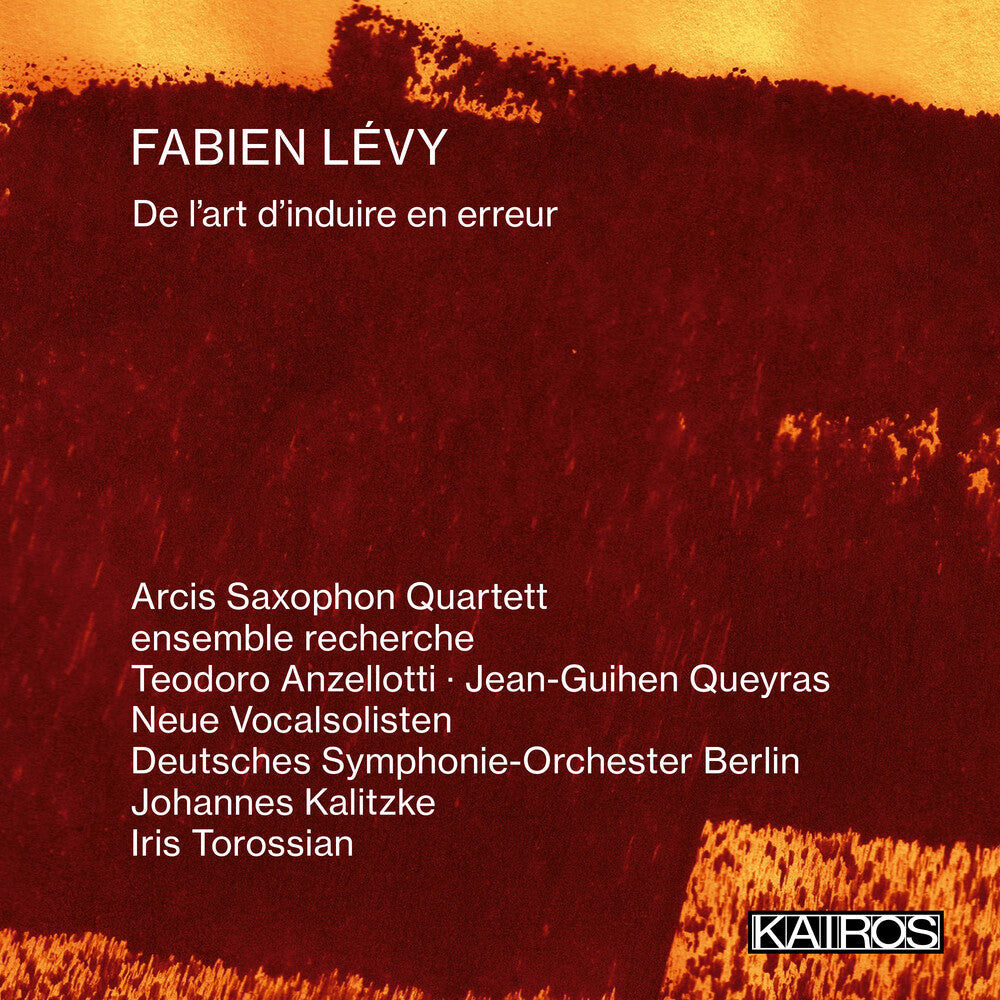 Fabien Levy: De L'art D'induire En Erreur / Var - Fabien Levy: De L'art D'induire En Erreur / Var [CD] [New CD]