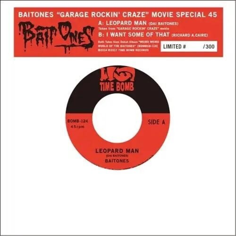 Baitones - Leopard Man / I Want Some Of That [7" Vinyl] [New Vinyl]