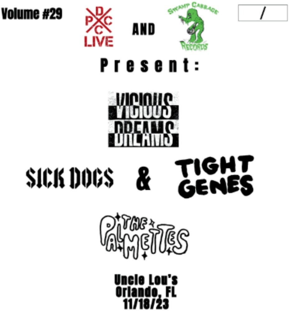 Vicious Dreams / Palmettes / Sick Dogs - Dcxpc Live Vol29 [LP] [New Vinyl]