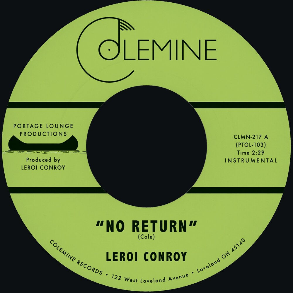 Leroi Conroy - No Return B/W Path Of Man [7" Vinyl] [New Vinyl]