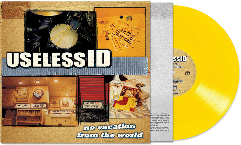 Useless Id - No Vacation From The World [Yellow LP] [New Vinyl]