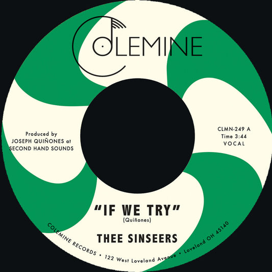 Thee Sinseers - If We Try / Give It Up You Fool [Colored Vinyl] [New Vinyl]