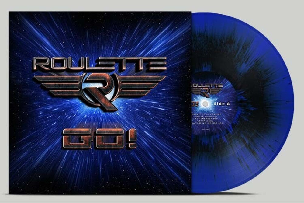 Roulette - Go - Blue/Black Splatter (Blk) (Blue) [Colored Vinyl] [Limited Edition] [New Vinyl]